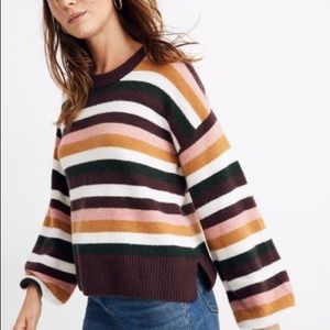 Madewell Striped Payton Sweater